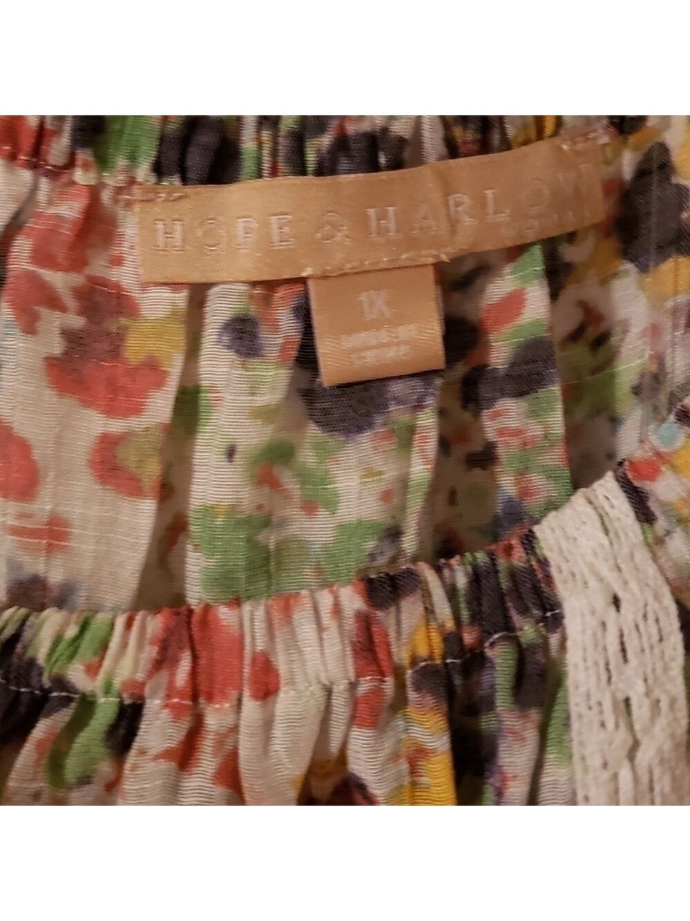 Watercolor Floral Top - Picture 3 of 4